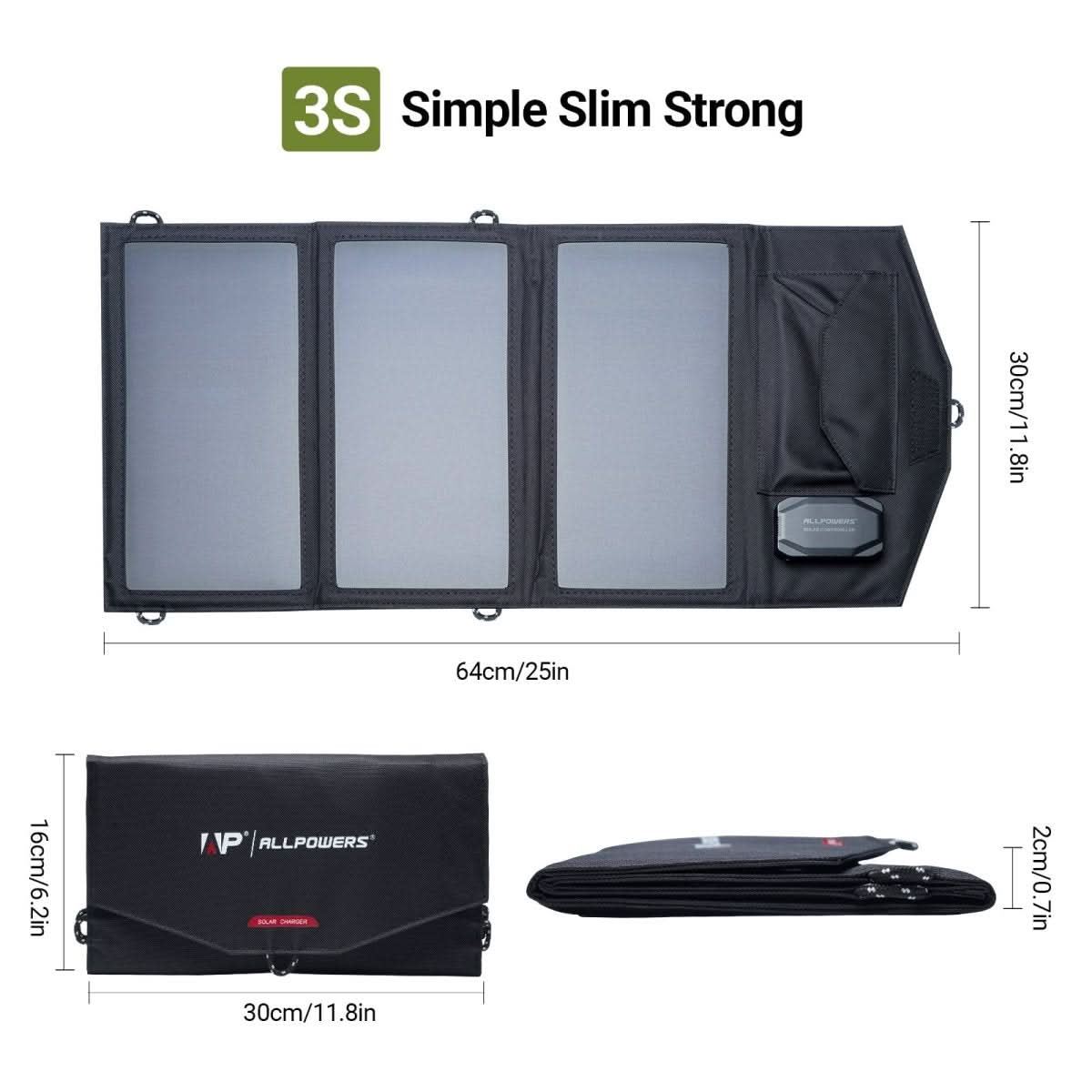 ALLPOWERS 18V 21W Panel Słoneczny - Image 3