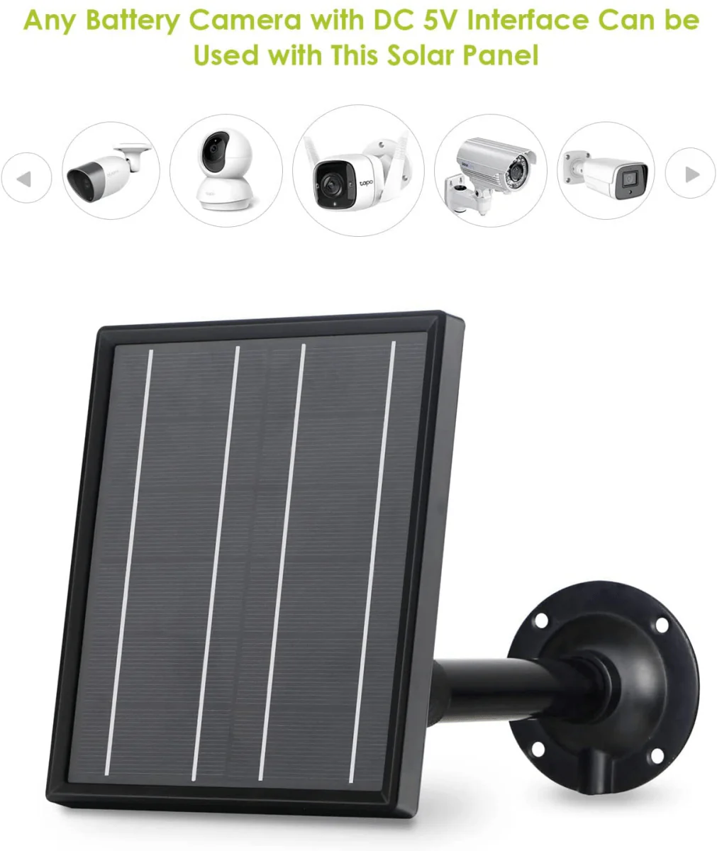 ALLPOWERS 5V 3.5W Zestaw paneli słonecznych do zewnętrznej kamery bezpieczeństwa - Image 4