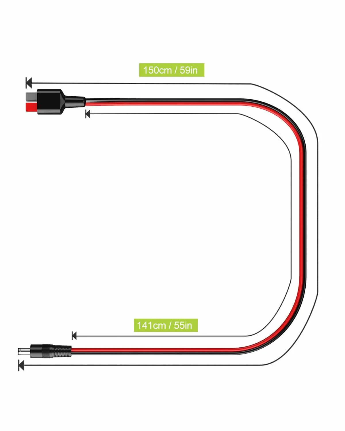 ALLPOWERS DC5525(5.5mm x 2.5mm) do kabla adaptera złącza Anderson - Image 7