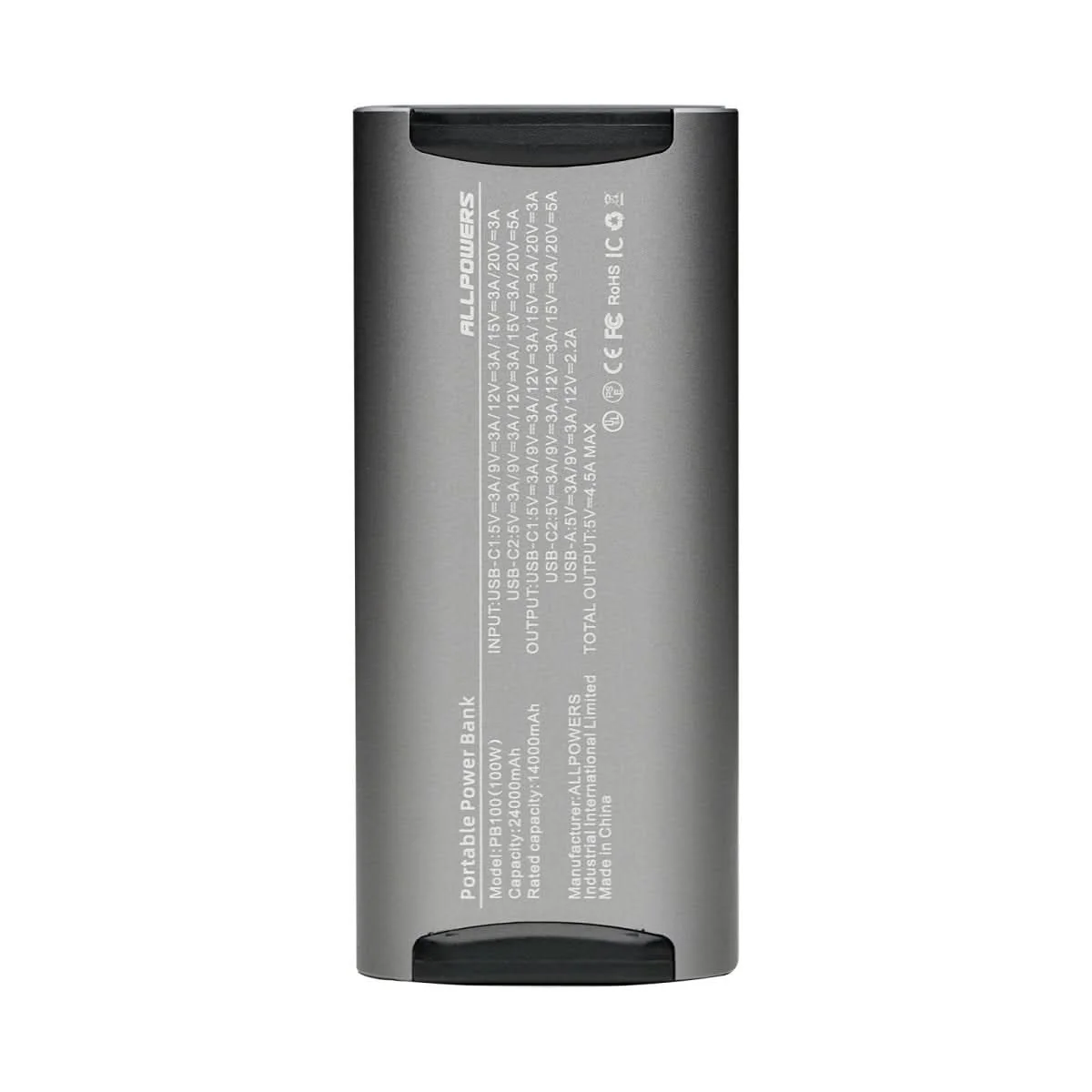 ALLPOWERS PB100 Przenośny Power Bank 100W 24000mAh - Image 4