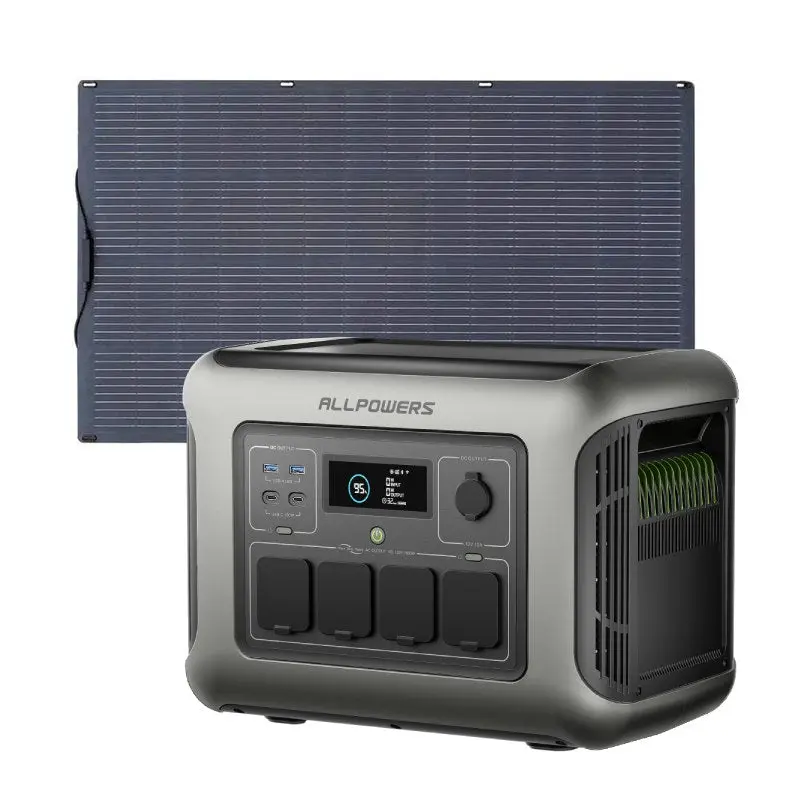 ALLPOWERS R1500 LITE Stacja Zasilania 1600W 1056Wh Akumulator LiFePO4 - Image 10