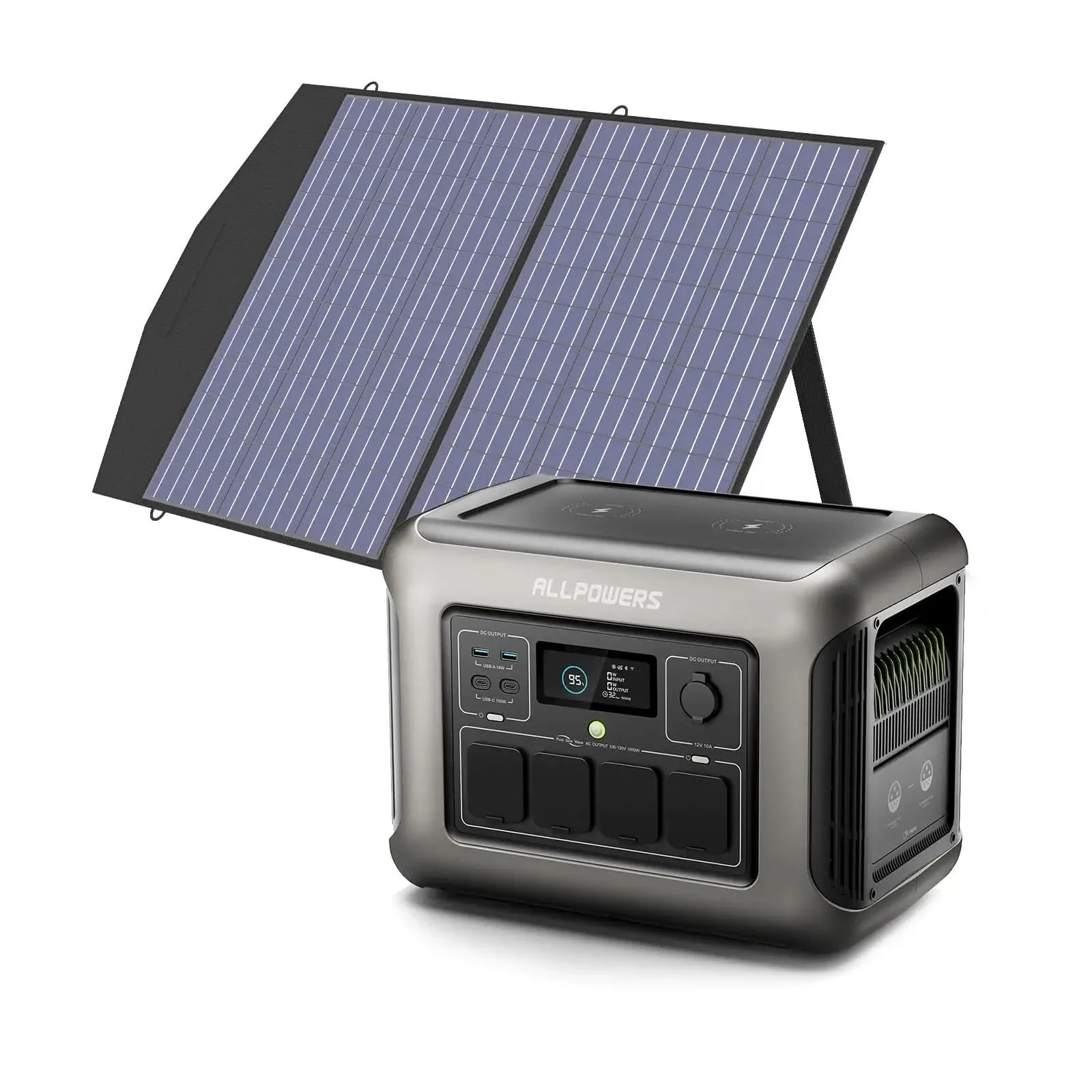 Stacja Zasilania 1800W 1152Wh Akumulator LiFePO4 ALLPOWERS R1500 - Image 6