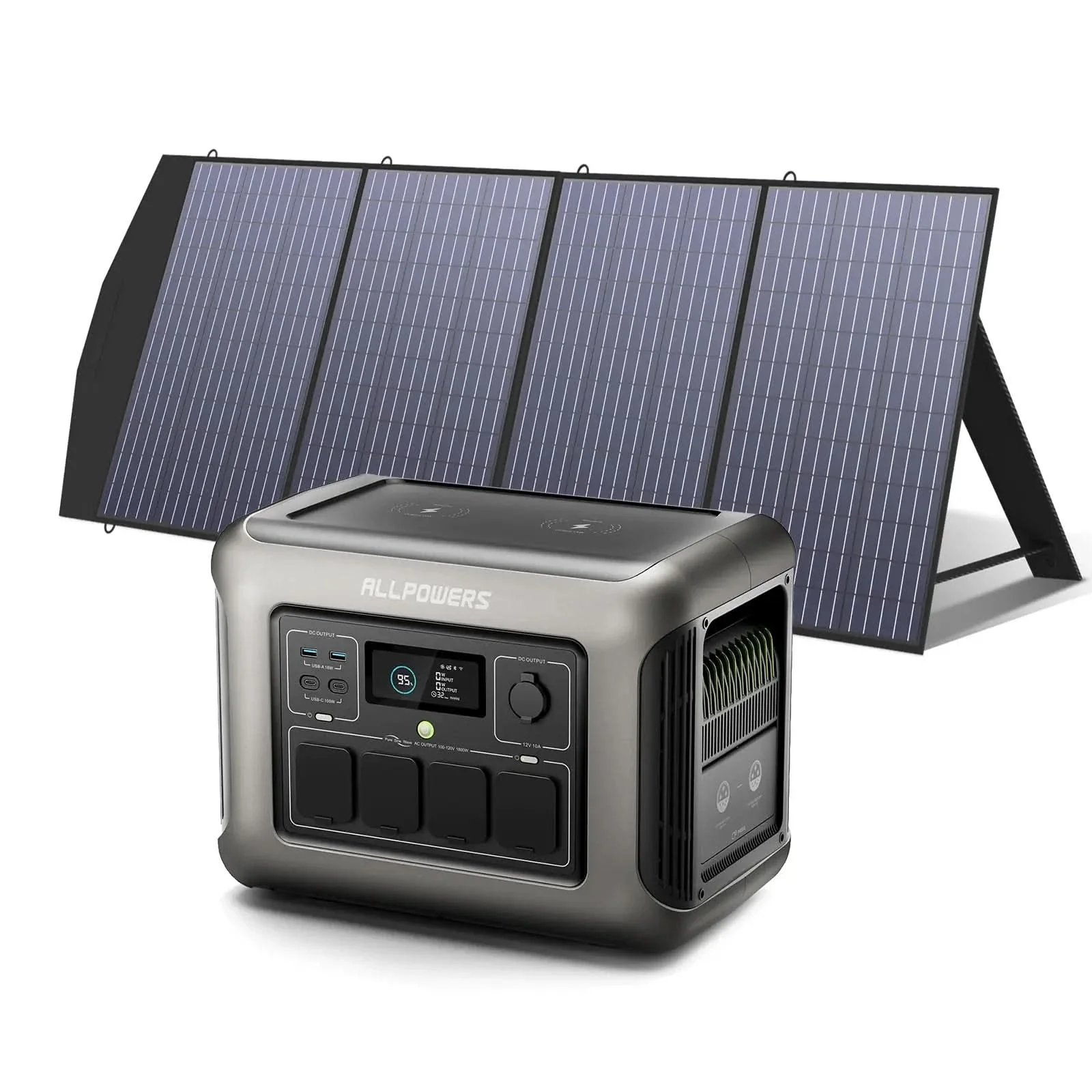 Stacja Zasilania 1800W 1152Wh Akumulator LiFePO4 ALLPOWERS R1500 - Image 7
