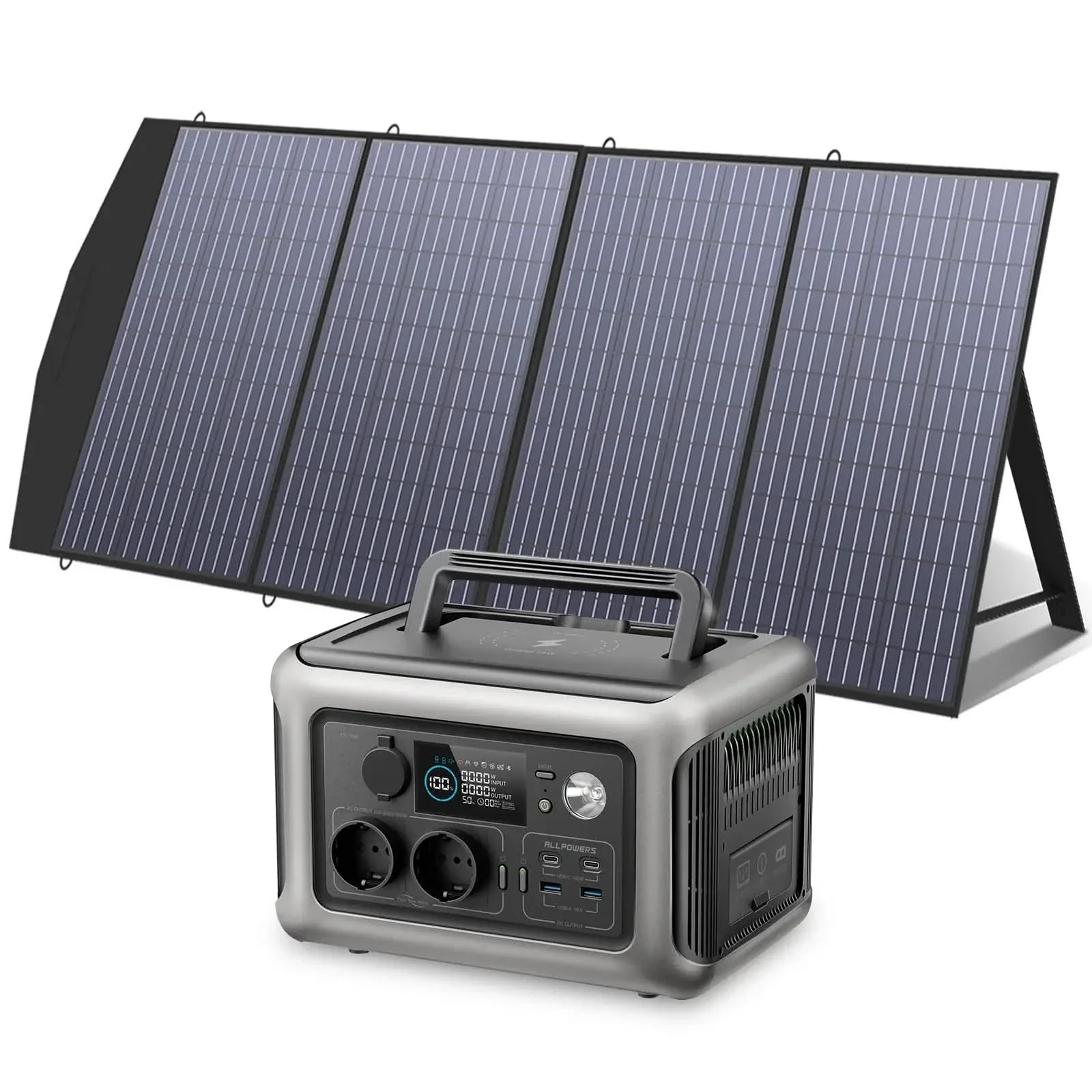 Przenośna Stacja Zasilania 600W 299Wh Akumulator LiFePO4 ALLPOWERS R600 - Image 10