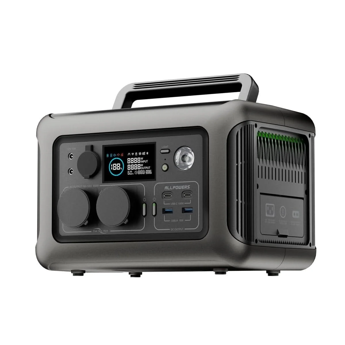 ALLPOWERS Zestaw Generatora Słonecznego 600W(R600+SP029 140W Panel Słoneczny) - Image 4