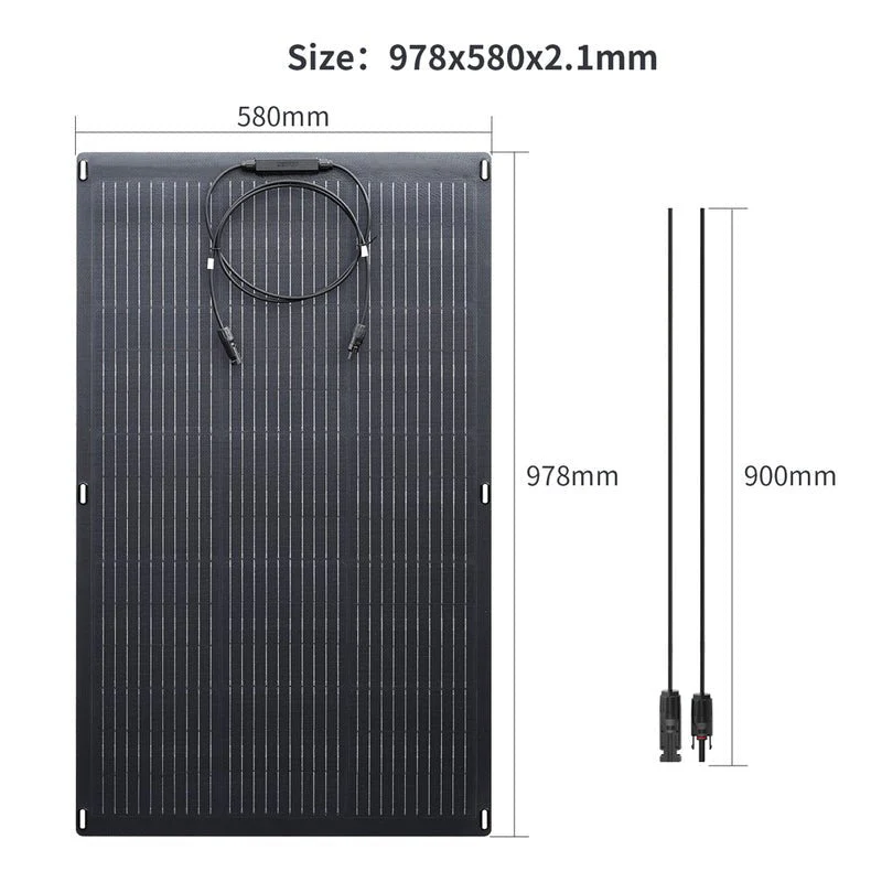 ALLPOWERS Zestaw Generatora Słonecznego 1500W (S1500 PLUS + SF100 100W Flexible Solar Panel) - Image 7