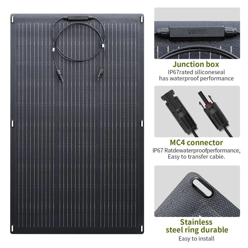 ALLPOWERS Zestaw Generatora Słonecznego 1500W (S1500 PLUS + SF100 100W Flexible Solar Panel) - Image 8