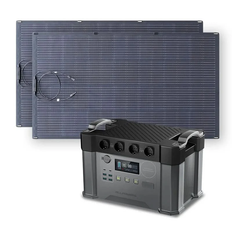 ALLPOWERS Zestaw Generatora Słonecznego 2400W(S2000 Pro+SF200 200W Elastyczny Panel Fotowoltaiczny) - Image 12
