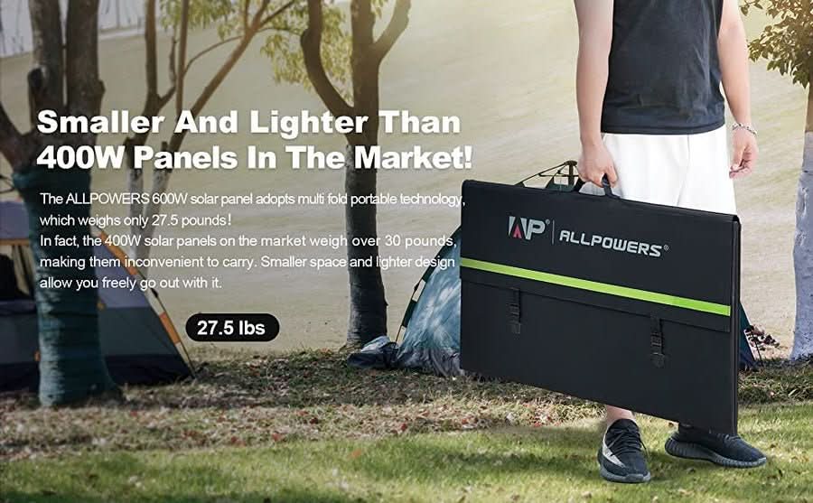 ALLPOWERS Zestaw Generatora Słonecznego 2400W (S2000 Pro + SP039 600W Panel Słoneczny) - Image 12
