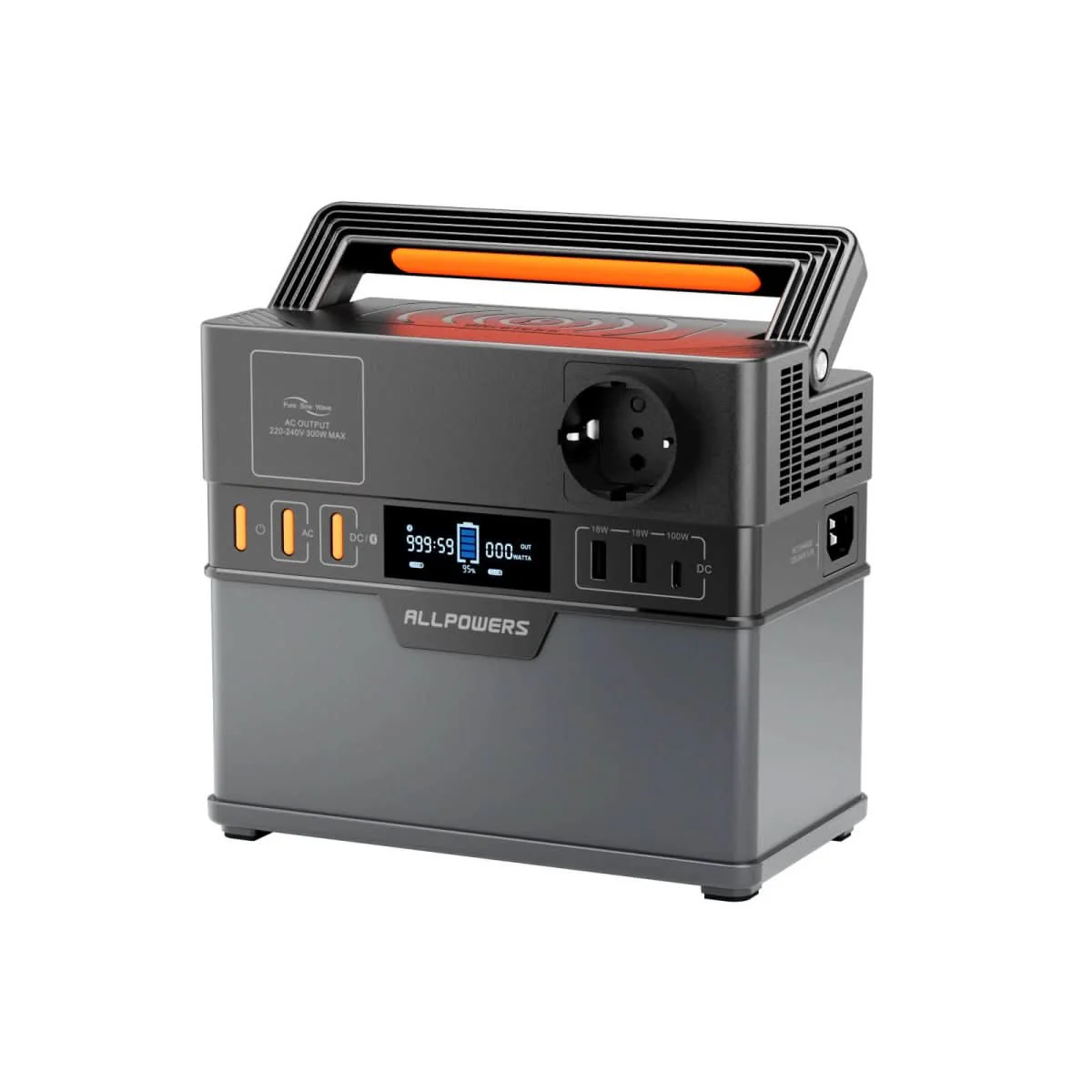 ALLPOWERS S300 Plus Przenośna Stacja Zasilania 300W 288Wh - Image 3