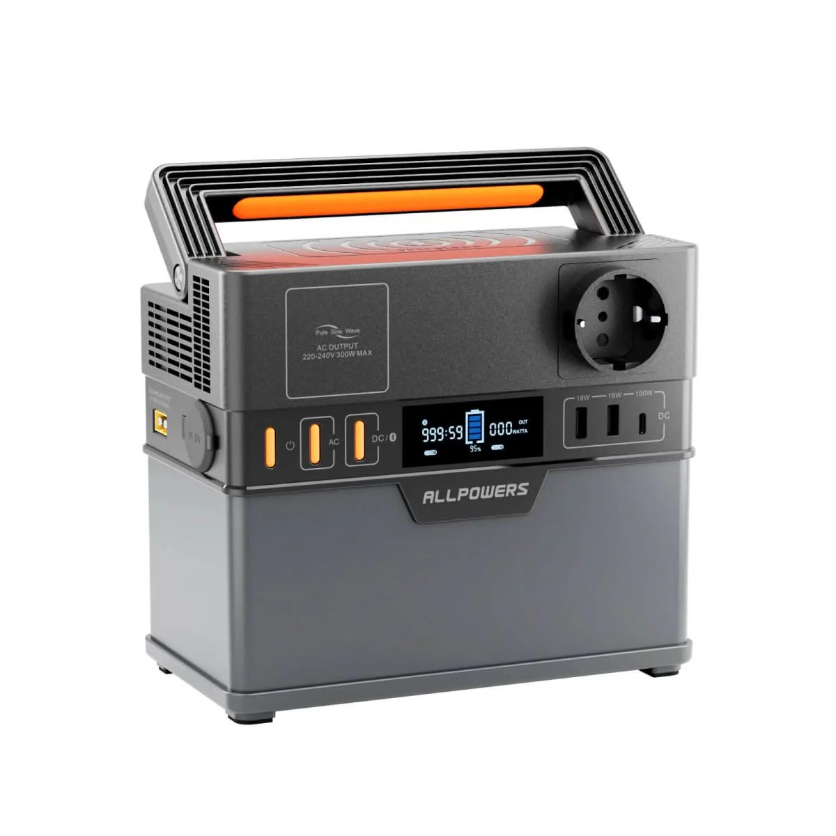 ALLPOWERS S300 Plus Przenośna Stacja Zasilania 300W 288Wh - Image 6