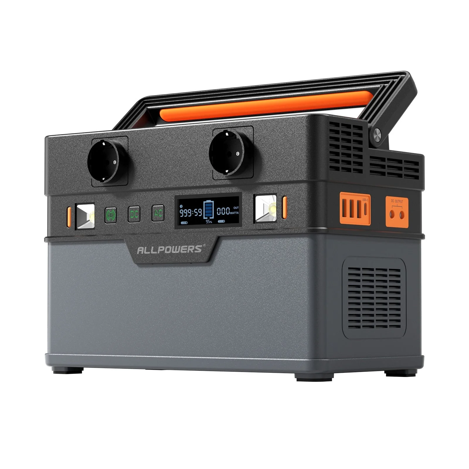 ALLPOWERS S700 Przenośna Stacja Zasilania 700W 604Wh - Image 4