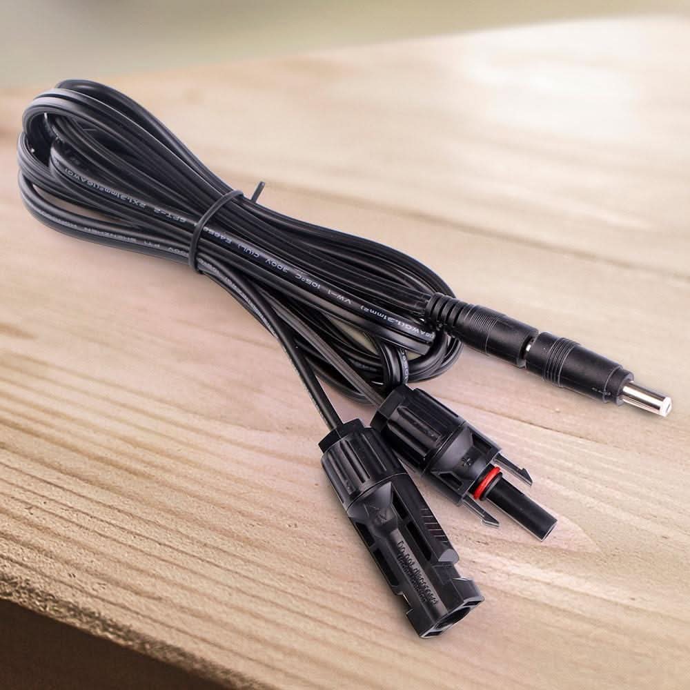 ALLPOWERS Przewód przedłużający do ogniw słonecznych ze złączami 5521 (1.5M 16AWG z łącznikami solarnymi) - Image 3