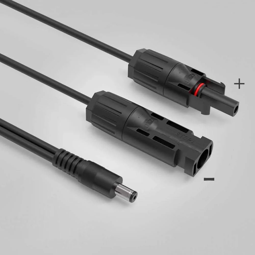 ALLPOWERS Przewód przedłużający do ogniw słonecznych ze złączami 5521 (1.5M 16AWG z łącznikami solarnymi) - Image 7