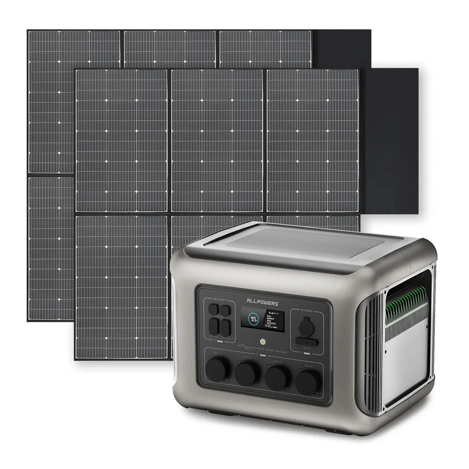 ALLPOWERS Stacja Zasilania Zestaw 2500W (R2500-V2 + SP039 600W Panel Słoneczny) - Image 12