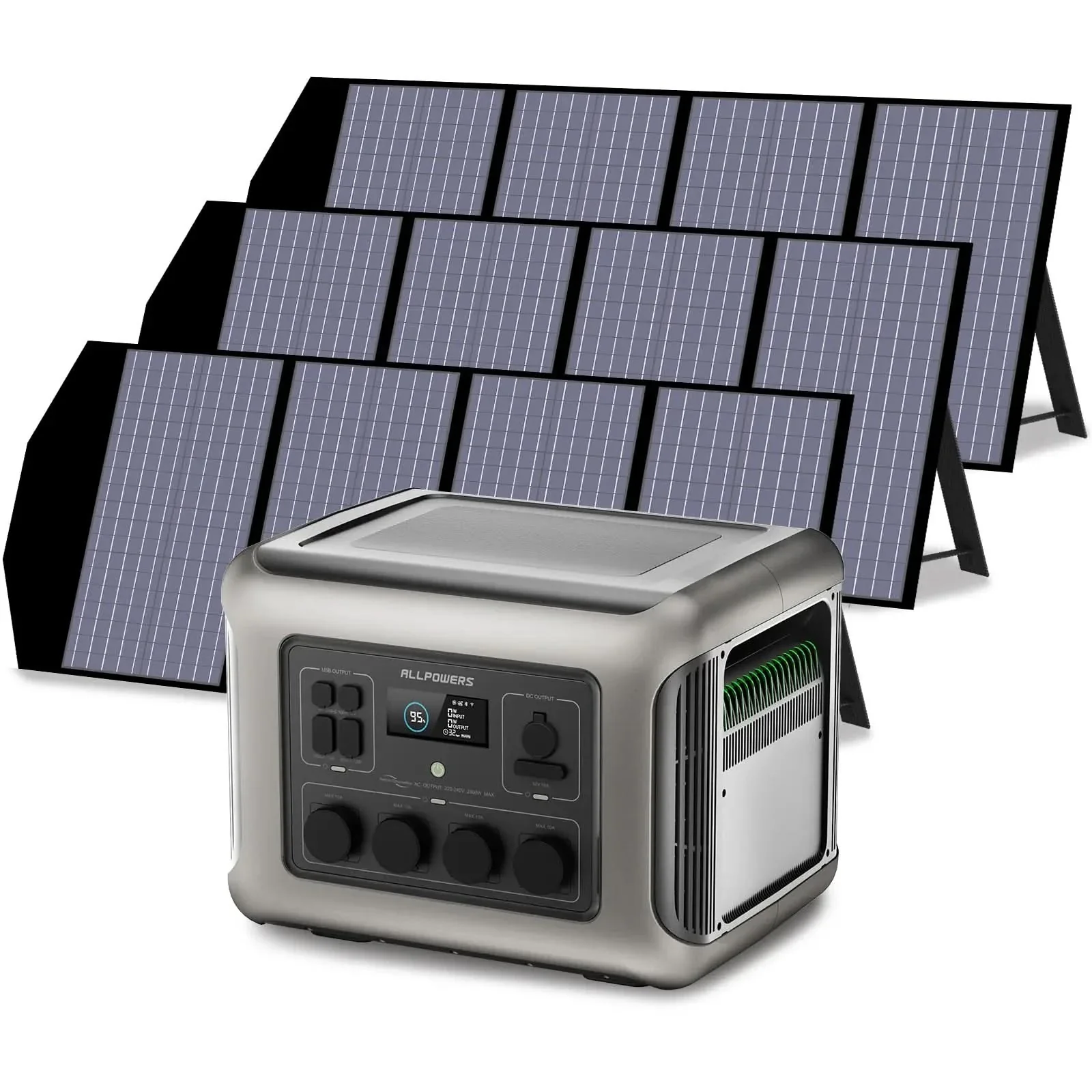 ALLPOWERS Zestaw Generatora Słonecznego 2500W (R2500-V2+SP029 140W Panel Słoneczny) - Image 10