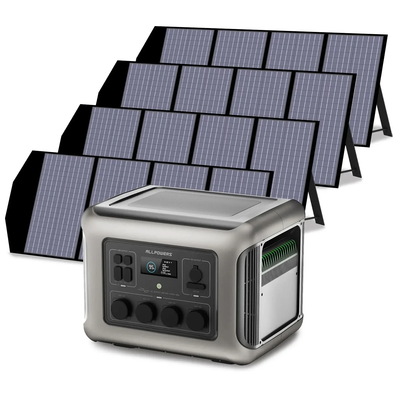 ALLPOWERS Zestaw Generatora Słonecznego 2500W (R2500-V2+SP029 140W Panel Słoneczny) - Image 11