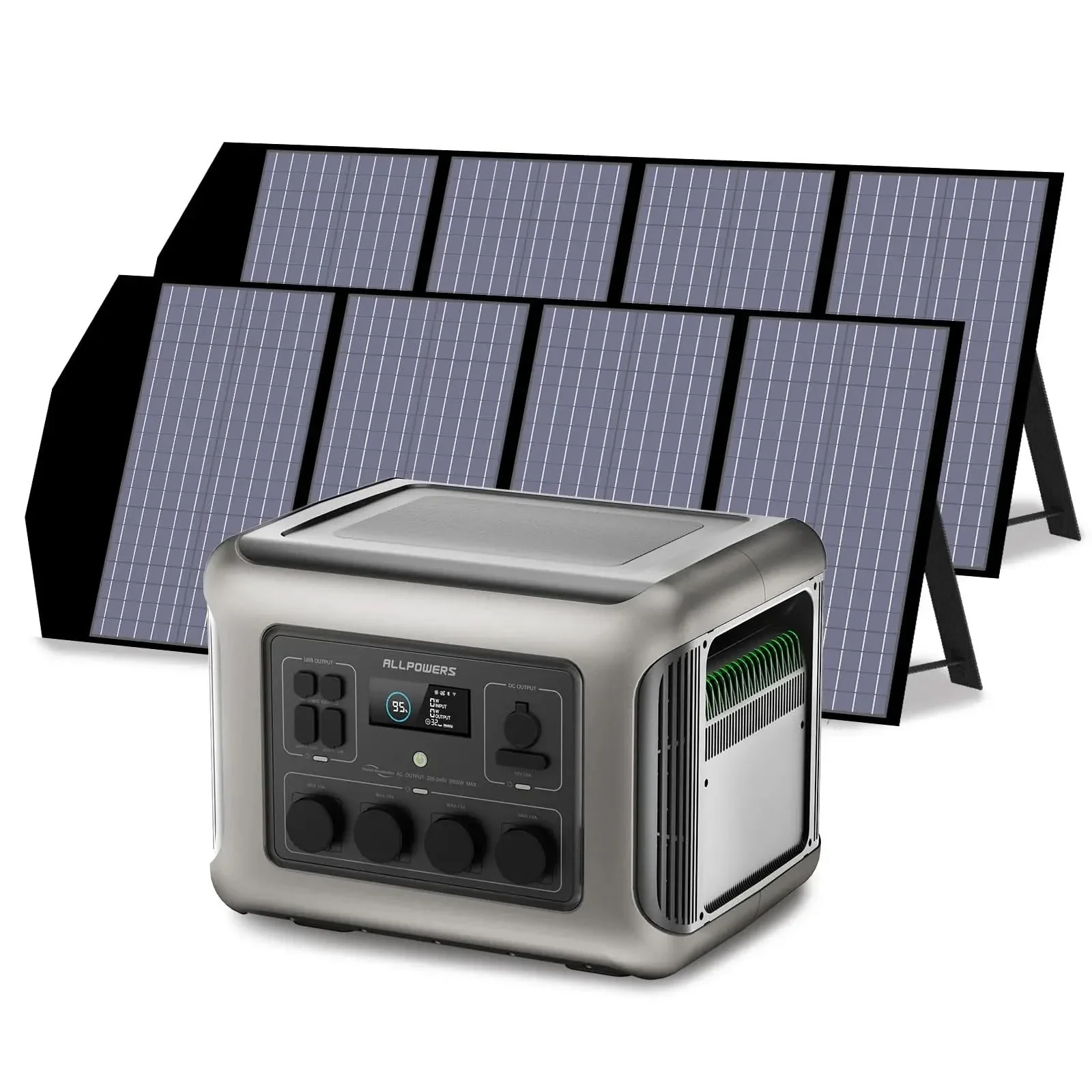 ALLPOWERS Zestaw Generatora Słonecznego 2500W (R2500-V2+SP029 140W Panel Słoneczny) - Image 9