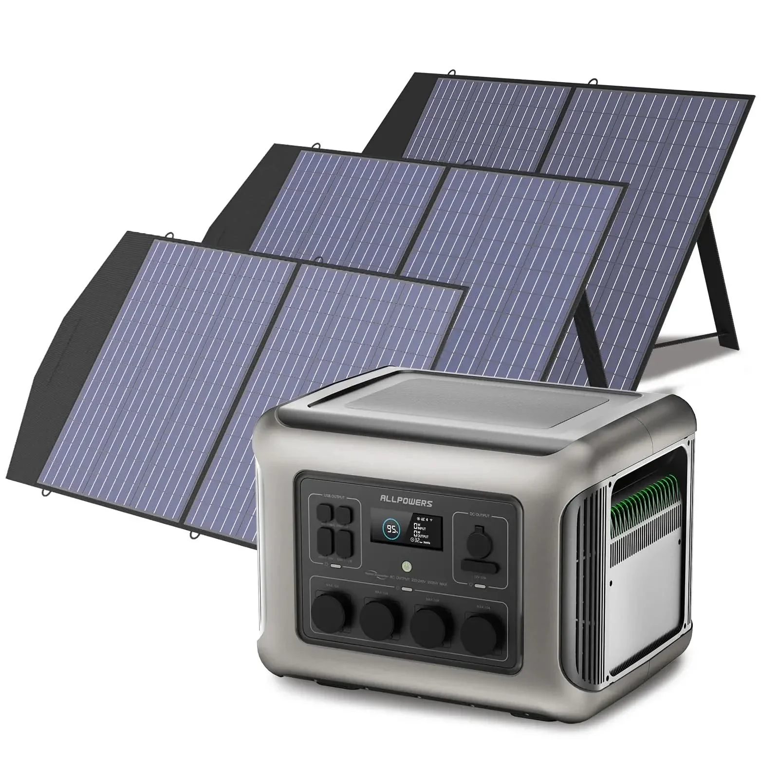 ALLPOWER Zestaw Generatora Słonecznego 2500W (R2500-V2 + SP027 100W Panel Słoneczny) - Image 14