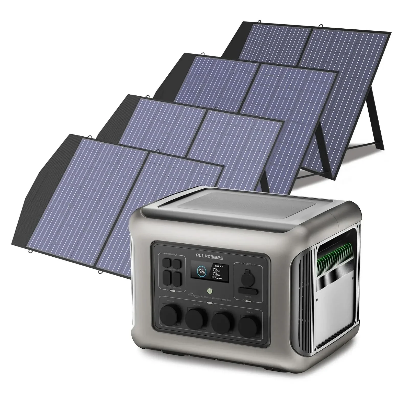 ALLPOWER Zestaw Generatora Słonecznego 2500W (R2500-V2 + SP027 100W Panel Słoneczny) - Image 15